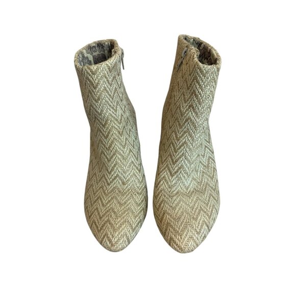 Band of Gypsies Andrea Ankle Booties Boots Block Heel Jute Textured Size 9.5 - Picture 3 of 12